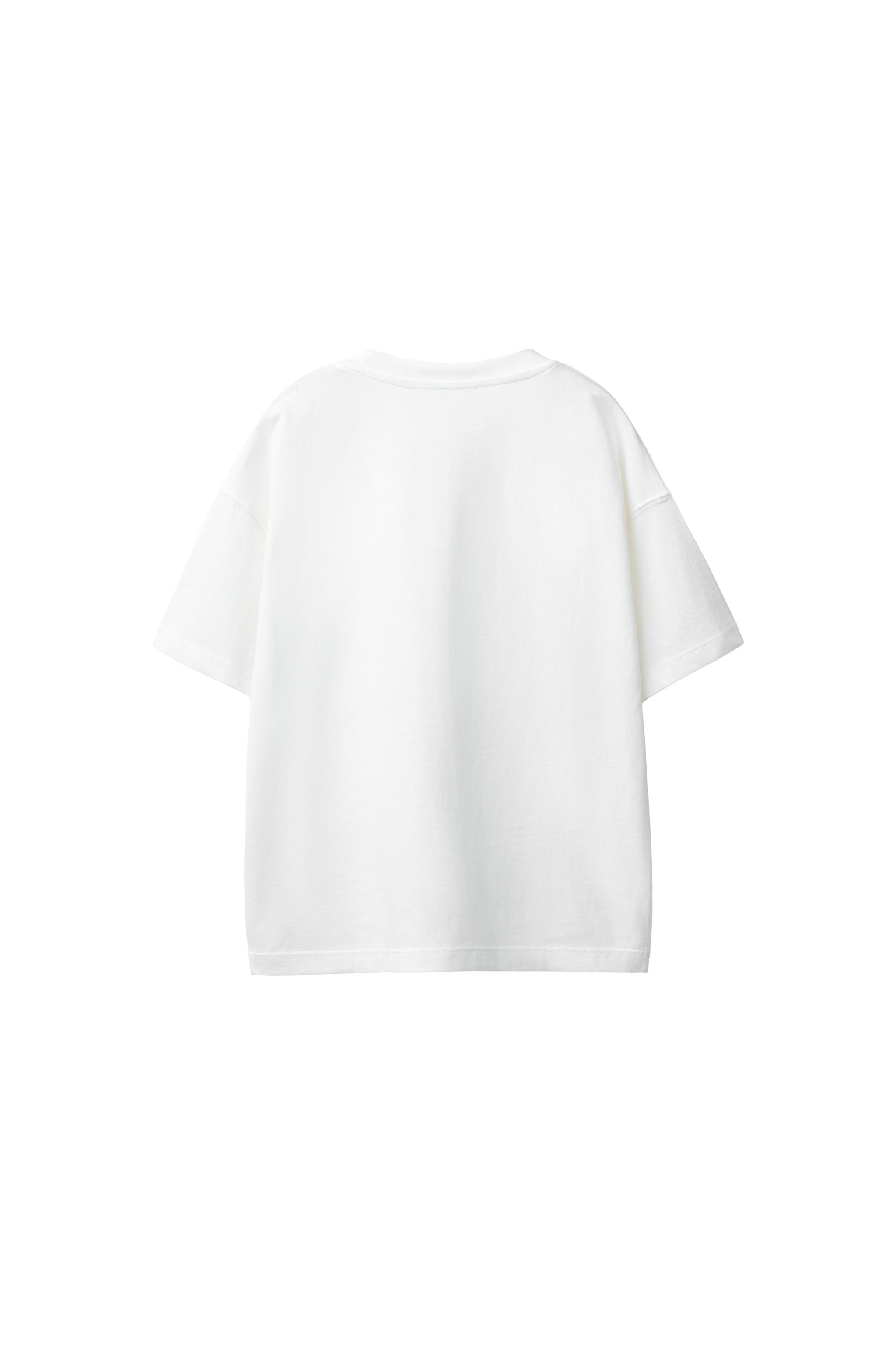 THREE-PACK OF STRIPED AND PLAIN T-SHIRTS
